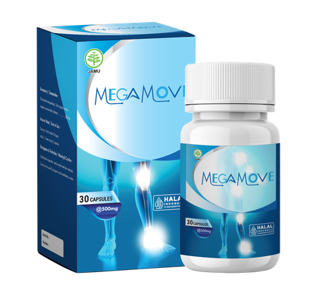 Megamove suplemen pendukung sendi — botol 30 kapsul